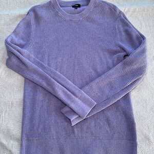 Express Men's Lavender Crewneck Sweater